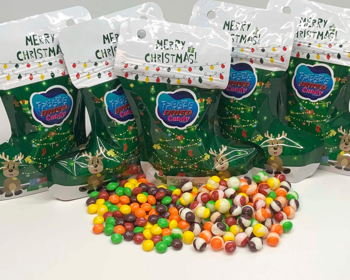 Freeze Dried Candy Skittles - Christmas Stocking - Freeze Dried Candy Lollies Sweets & Treats