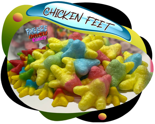 Freeze Dried Chicken Feet - Freeze Dried Candy Lollies Sweets Treats & Icecream