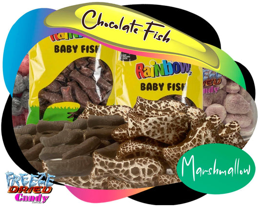 Freeze Dried Chocolate Fish NZ - Freeze Dried Candy Lollies Sweets Treats & Ice Creams