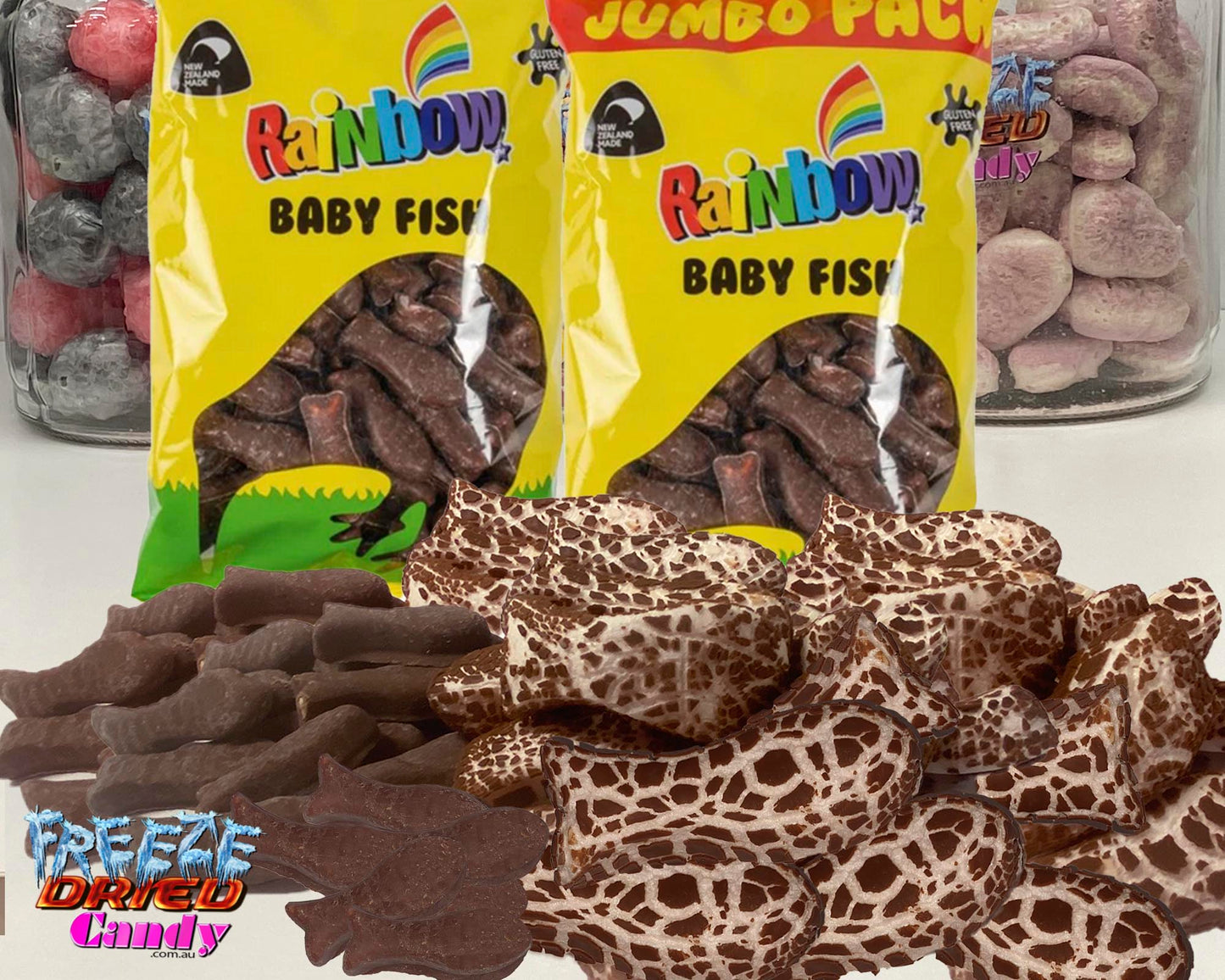 Freeze Dried Chocolate Fish NZ - Freeze Dried Candy Lollies Sweets Treats & Ice Creams