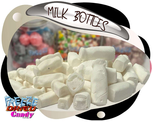 Freeze Dried Milk Bottles- Freeze Dried Candy Lollies Sweets Treats & Ice Creams