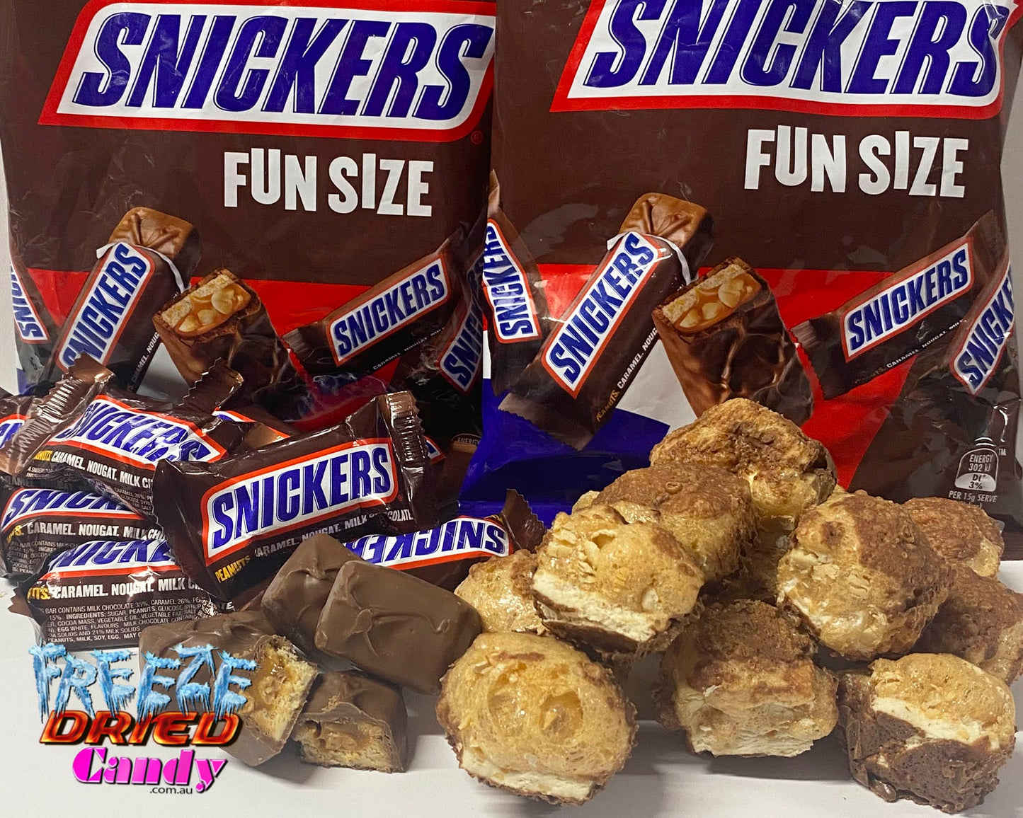 Freeze Dried Snickers Bars - Freeze Dried Candy Lollies Sweets & Treats