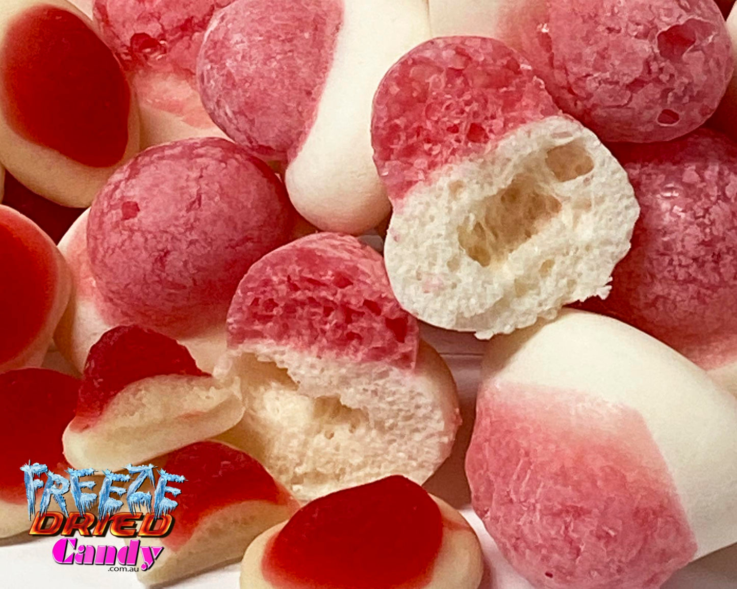 Freeze Dried Strawberries & Cream - Allens- Freeze Dried Candy Lollies Sweets Treats & Ice Creams