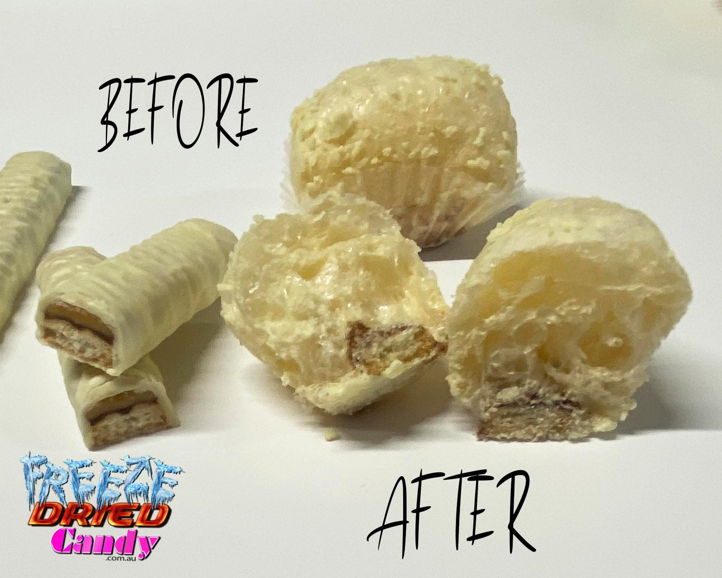 Freeze Dried Twix Bars- White - Freeze Dried Candy Lollies Sweets & Treats