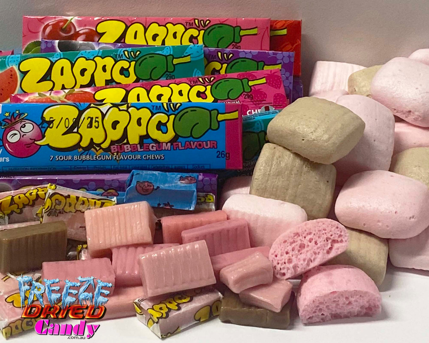 WHOLESALE - Freeze Dried Zappos - Freeze Dried Candy - 5 pack