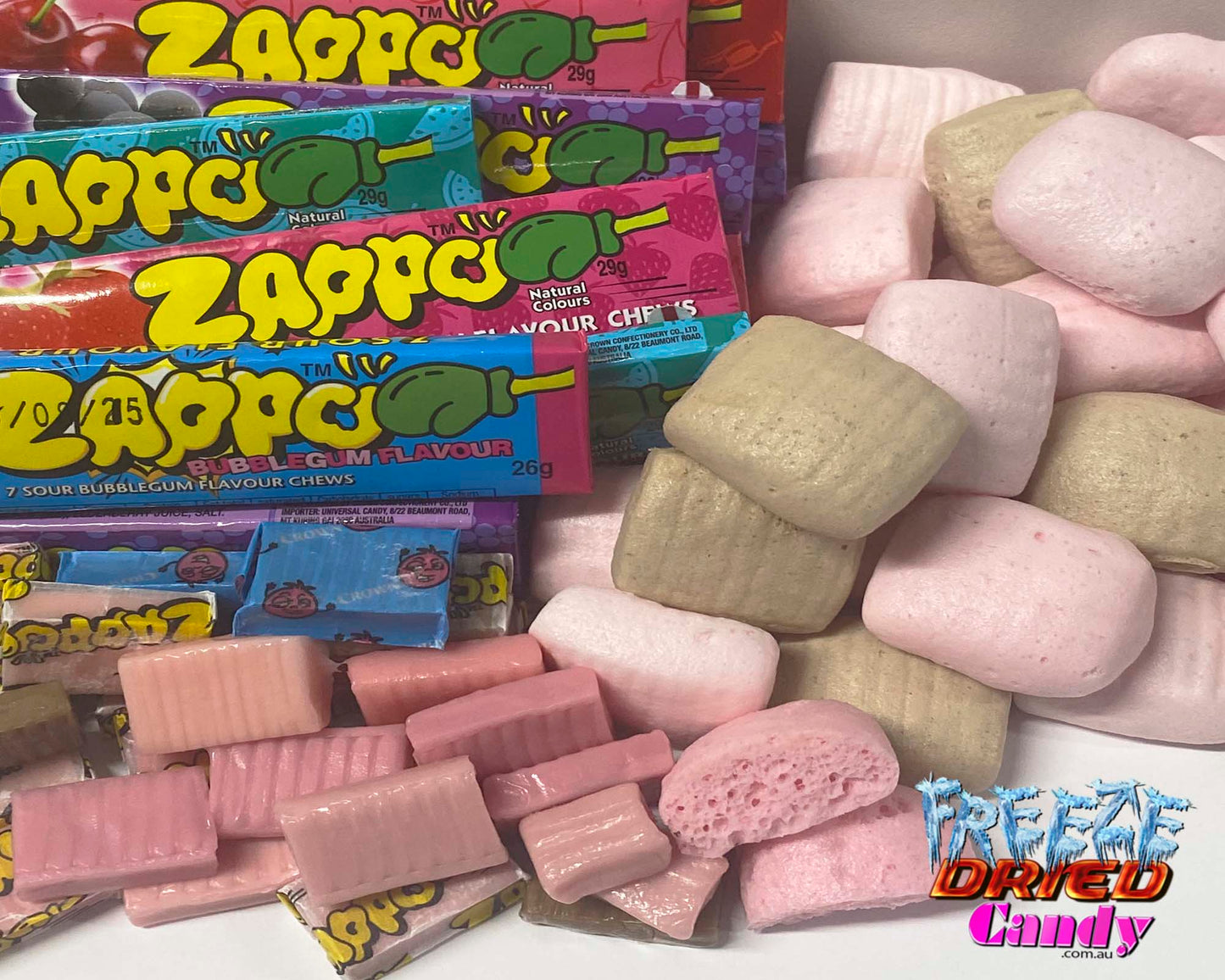 WHOLESALE - Freeze Dried Zappos - Freeze Dried Candy - 5 pack