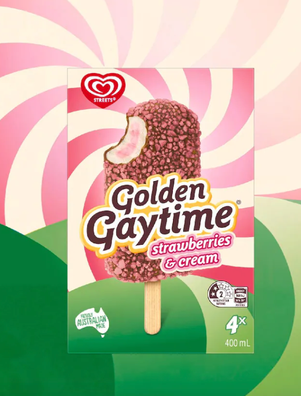 Freeze Dried Golden Gaytime - Birthday Cake or Strawberry & Cream - Freeze Dried Candy Lollies Sweets Treat & Ice Cream