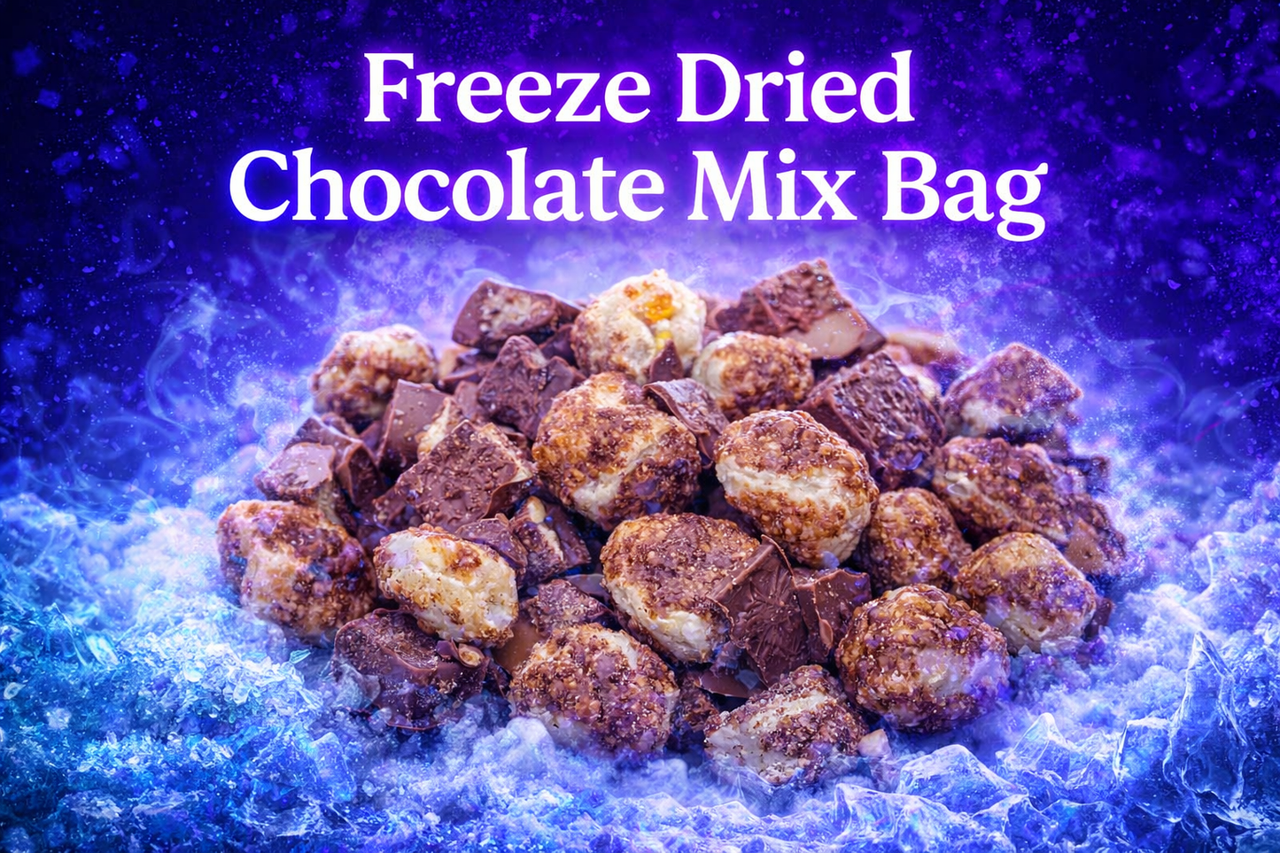 Freeze Dried Chocolate Mix Bag | Crunchy Chocolate & Caramel Candy
