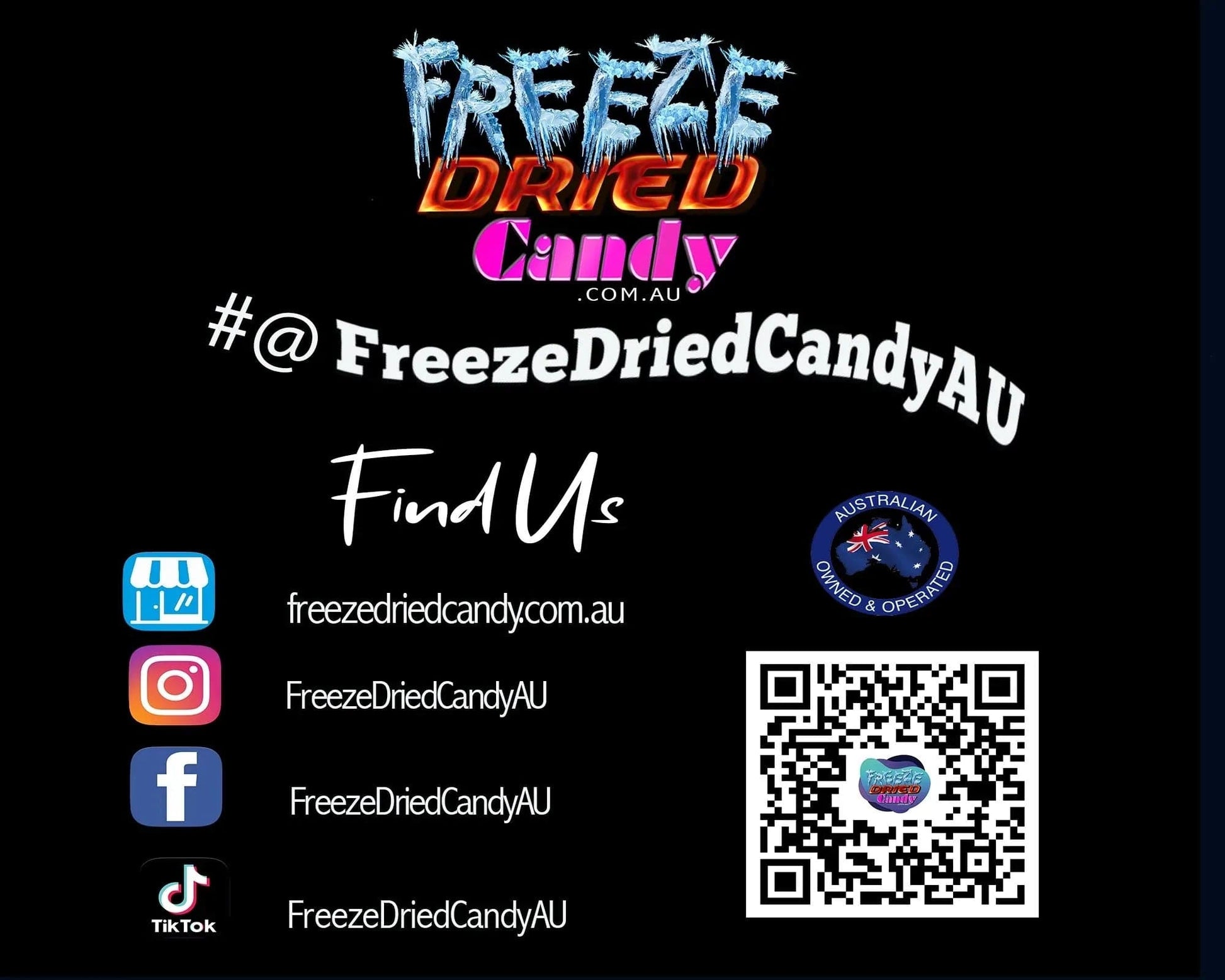 Find and Follow Freeze Dried Candy Lollies Sweets Treats Ice Cream on the internet