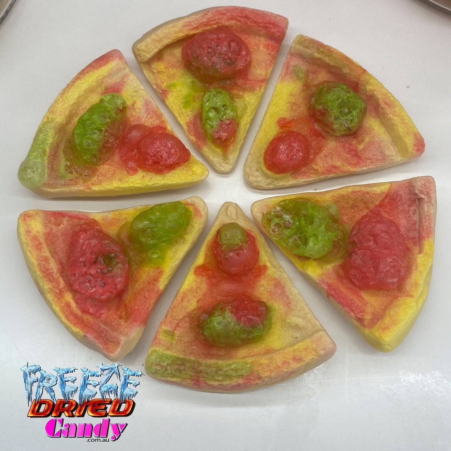 Freeze Dried Pizza - GF - Freeze Dried Candy Lollies