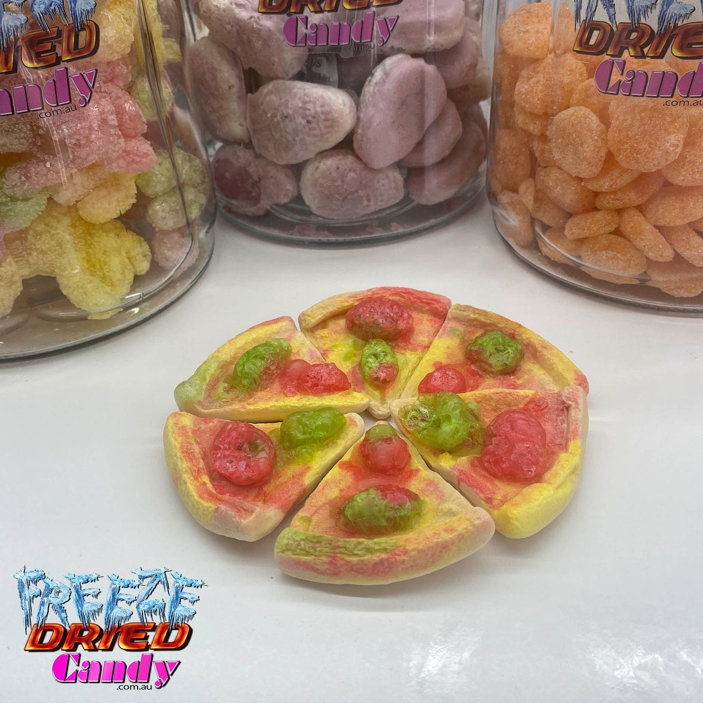 Freeze Dried Pizza - GF - Freeze Dried Candy Lollies