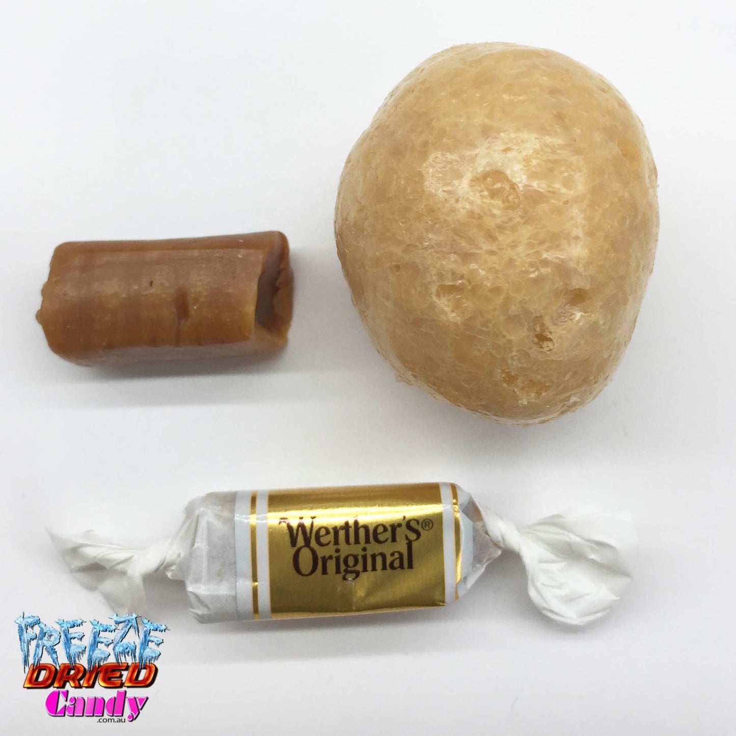 Freeze Dried Werther's Original Chewy Toffee - Freeze Dried Candy Lollies Sweets Treats Ice Cream