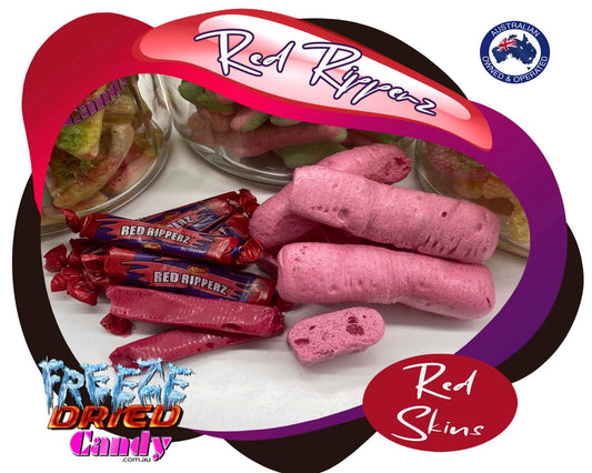 Freeze Dried Red Ripperz - Freeze Dried Candy Lollies Sweets & treats