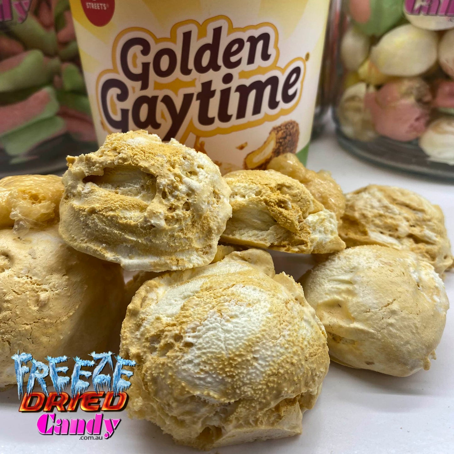 Freeze Dried Aussie Retro Mix Freeze Dried Candy Lollies