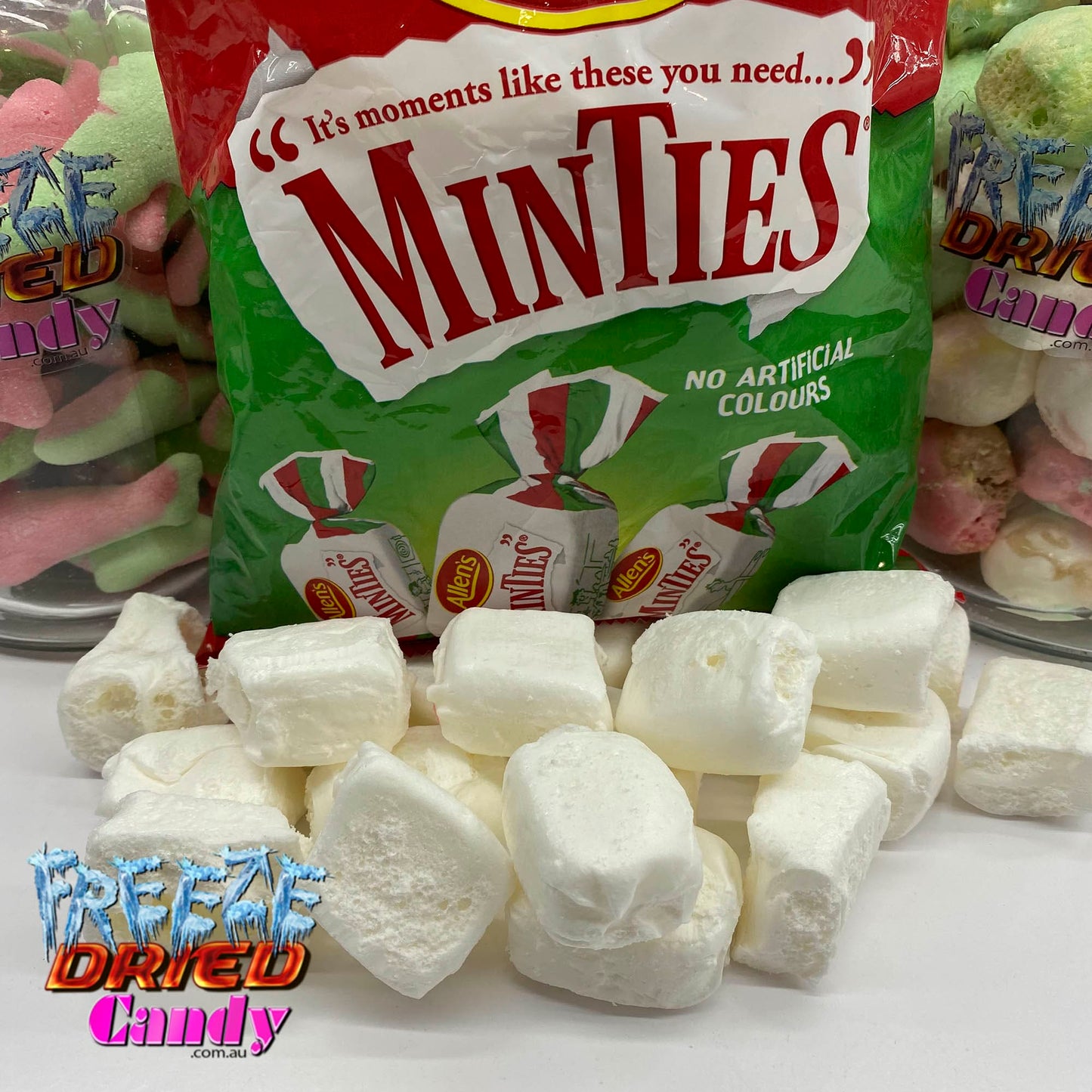 Freeze Dried Aussie Retro Mix Freeze Dried Candy Lollies