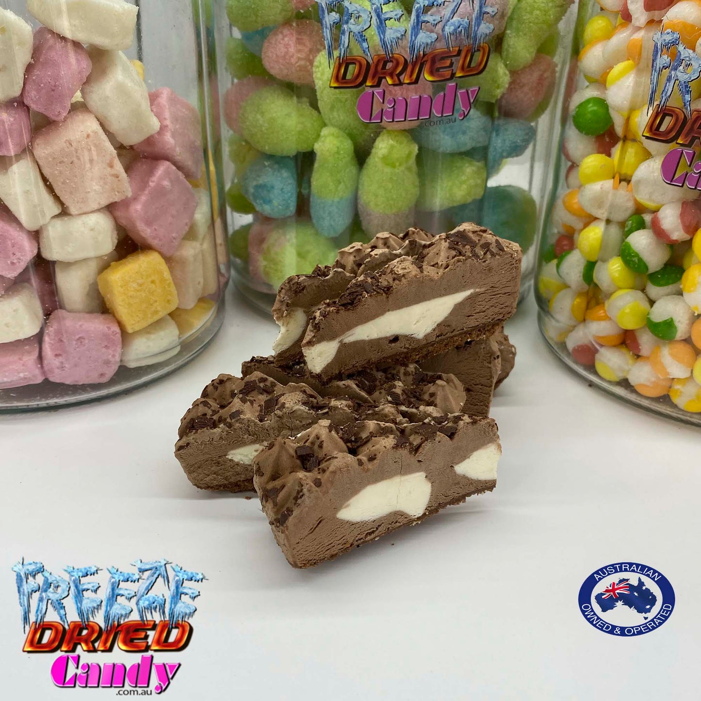 Freeze Dried Cheesecake - Chocolate Bavarian - Freeze Dried Candy Lollies Treats