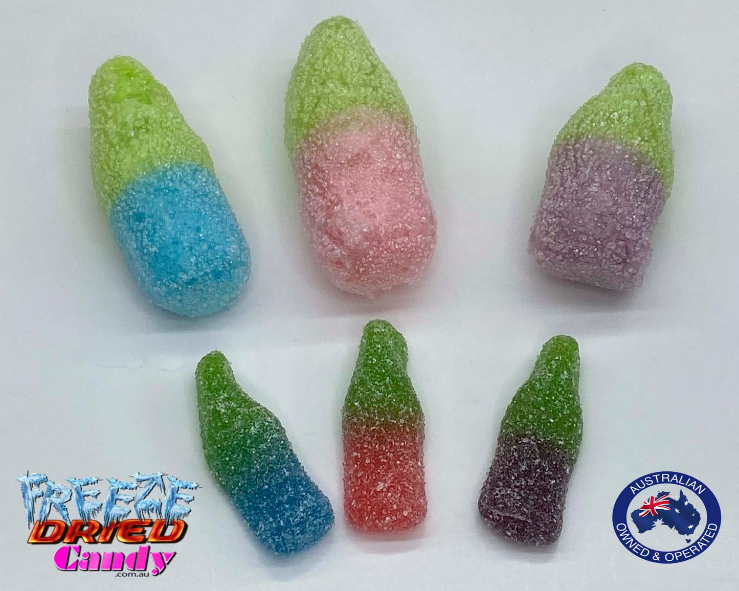 Freeze Dried Fizzy Soda Bottles - Freeze Dried Candy Lollies