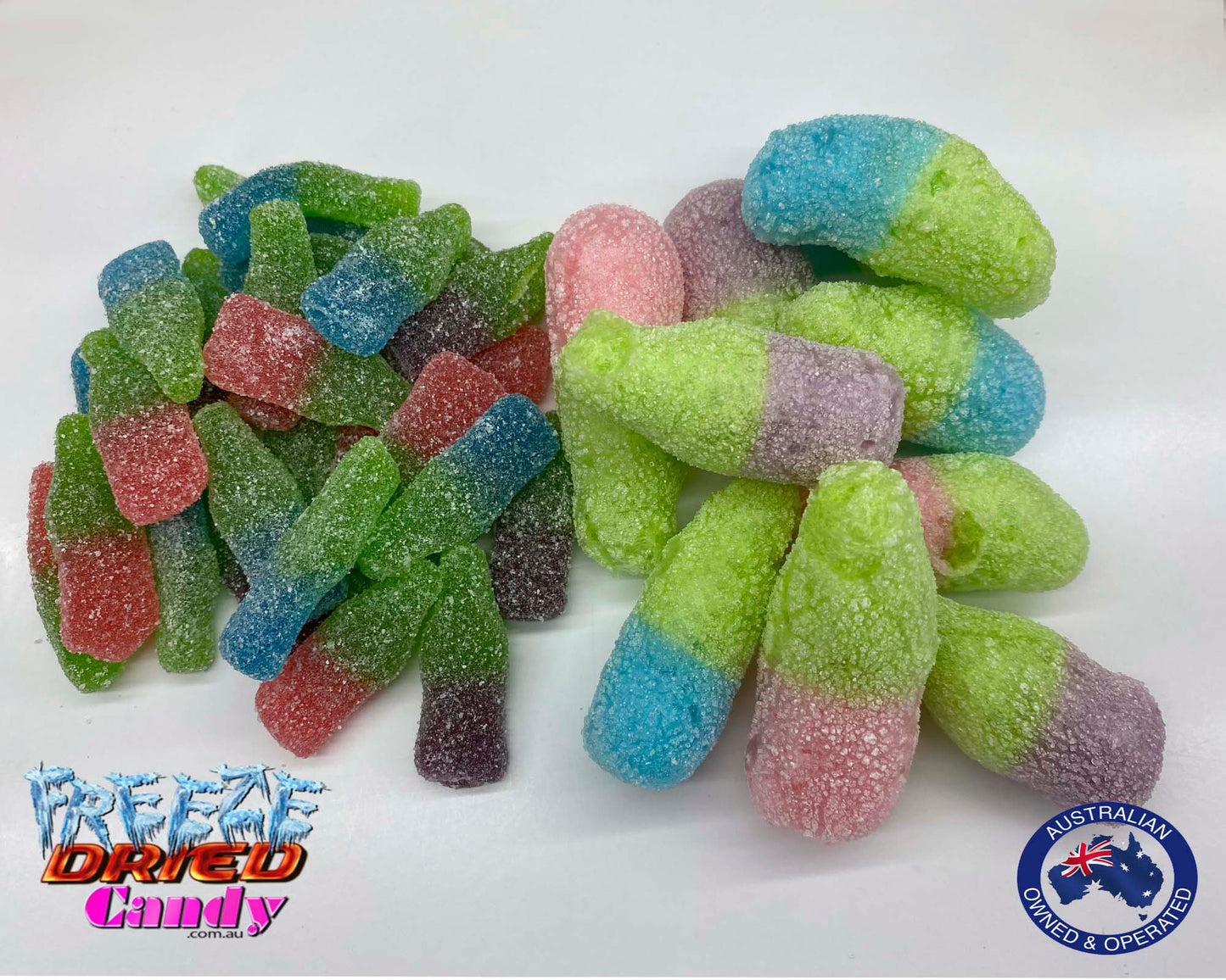 Freeze Dried Fizzy Soda Bottles - Freeze Dried Candy Lollies