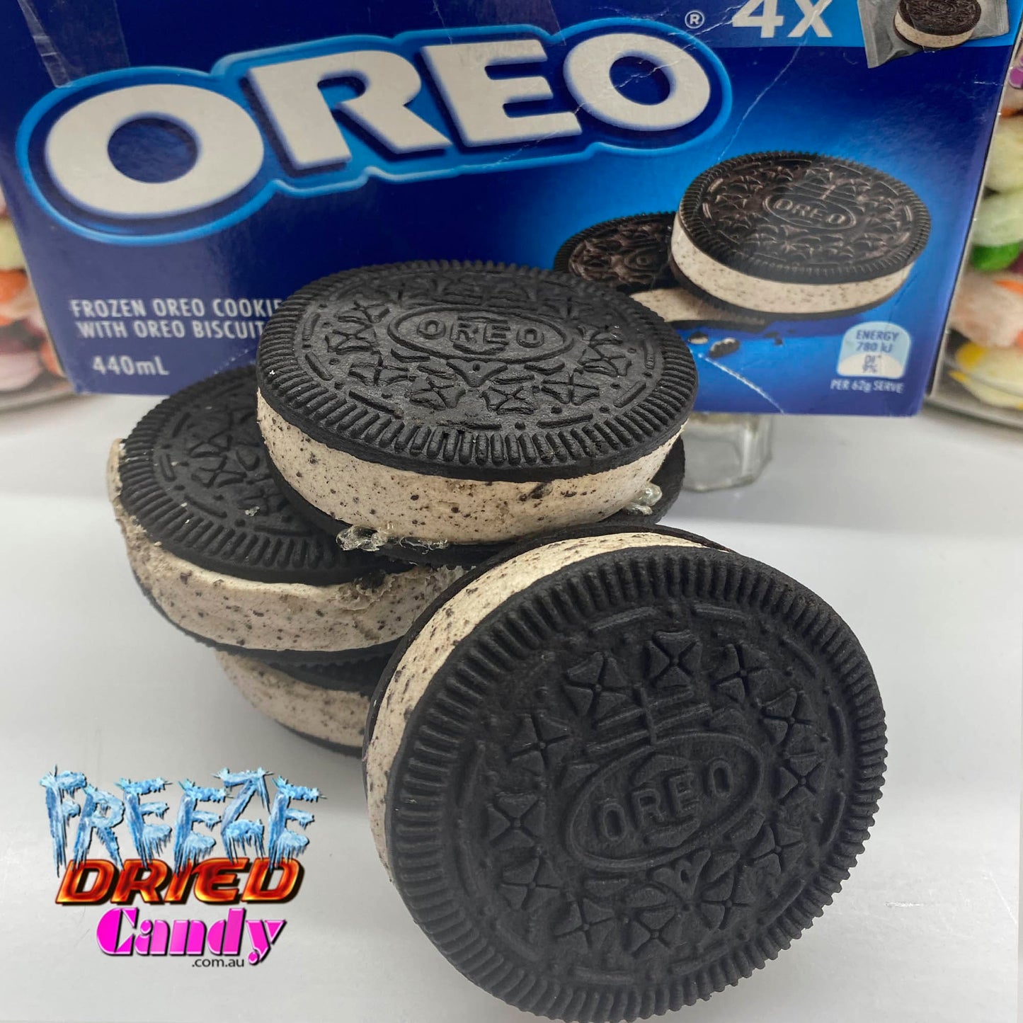 Freeze Dried Ice Cream Cookie Sandwich - Oreo® |Freeze Dried Candy Lollies Sweets & Treats