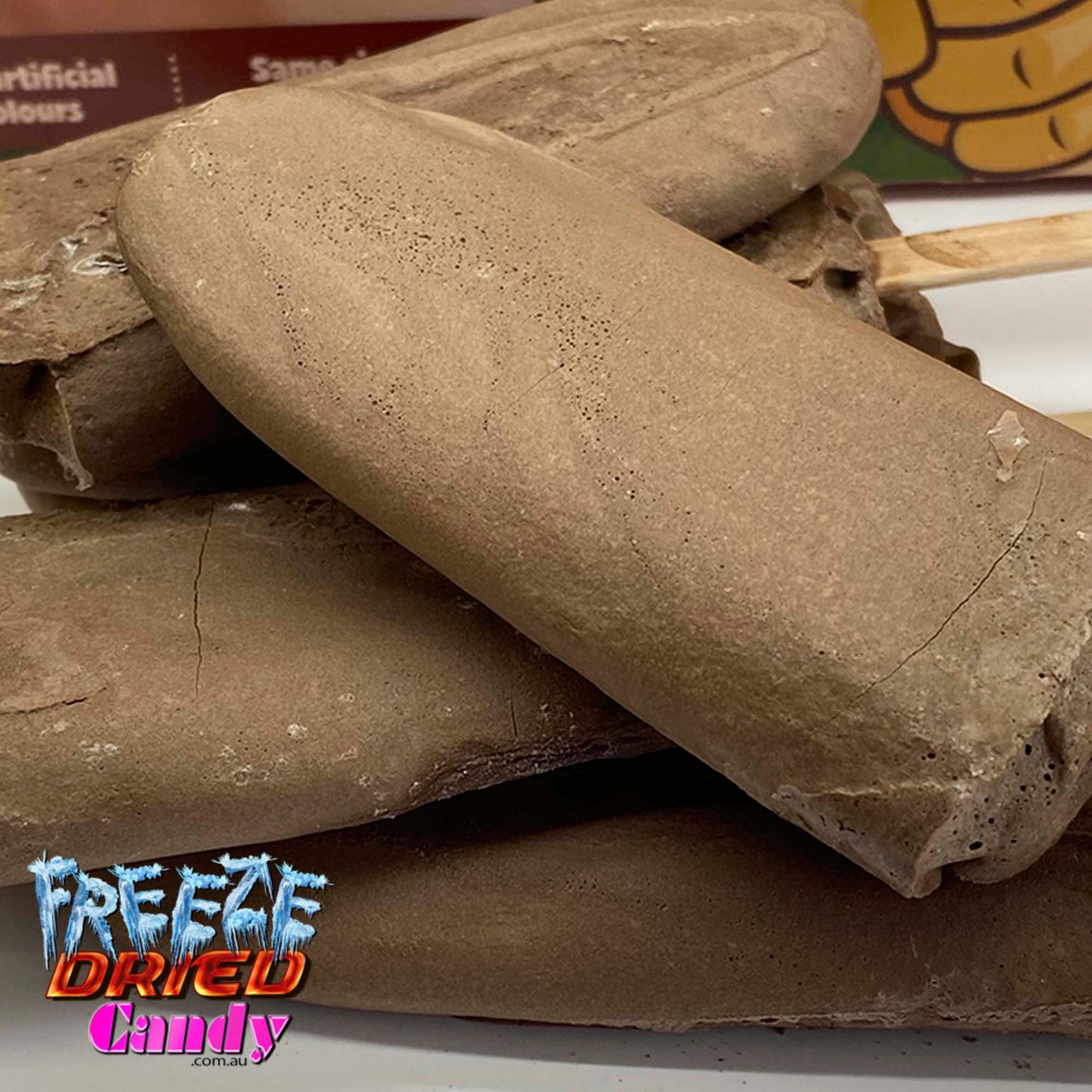 Freeze Dried Ice Cream - Paddle Pop - Chocolate- Freeze Dried Candy Lollies