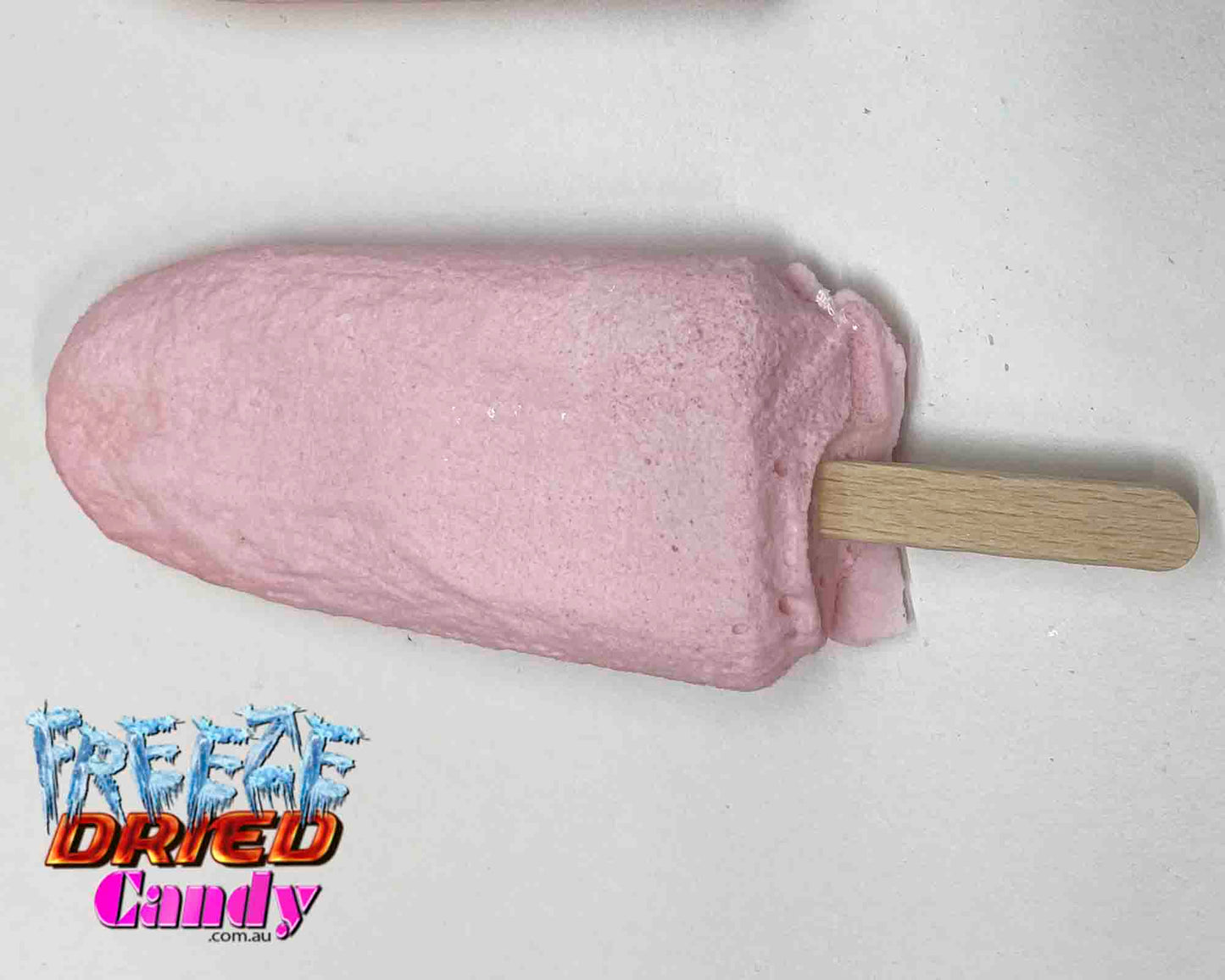 Freeze Dried Ice Cream - Paddle Pop - Strawberry Milkshake Love that paddle pops have been around for years. A great ice cream snack. The grand kids love them., and the not so little kids too! Freeze Dried Ice Cream - Paddle Pop - Strawberry Milkshake is smooth and sweet and straw-delicious. It's light, airy, crunchy and full of flavor.