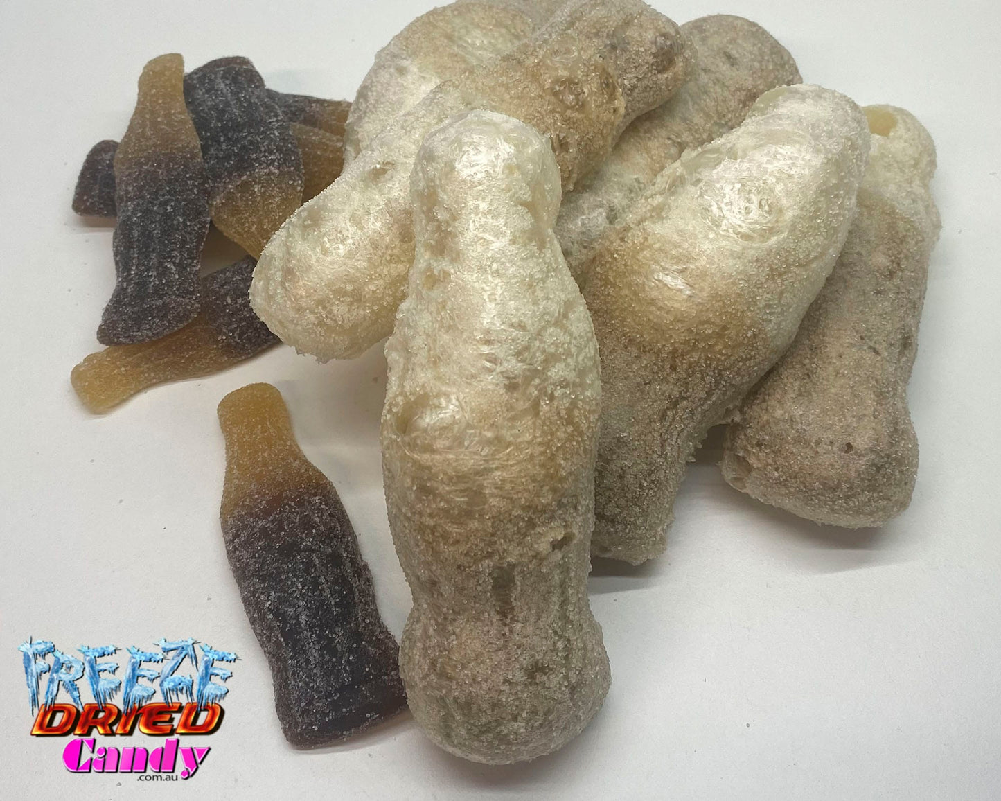 Freeze Dried Sour Cola Bottles - GAINT - Freeze Dried Candy Lollies