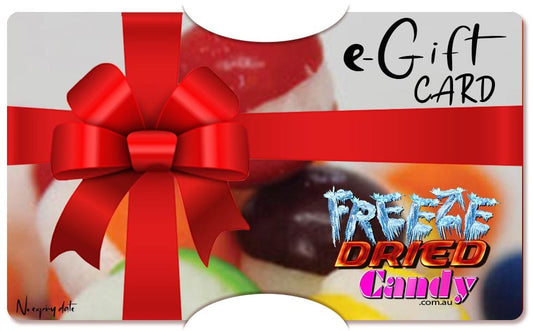 Freeze Dried Candy Gift Card