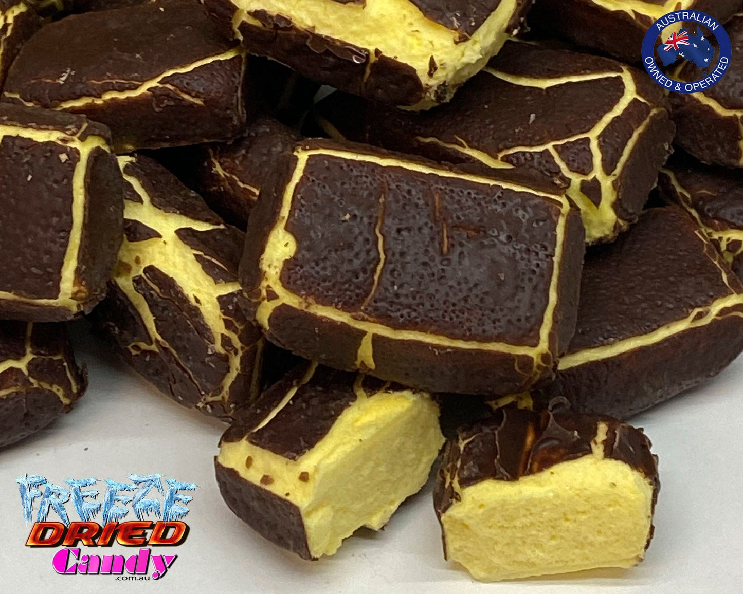 Freeze Dried Fruit Lumps - Pineapple - Peach - Freeze Dried Candy Lollies