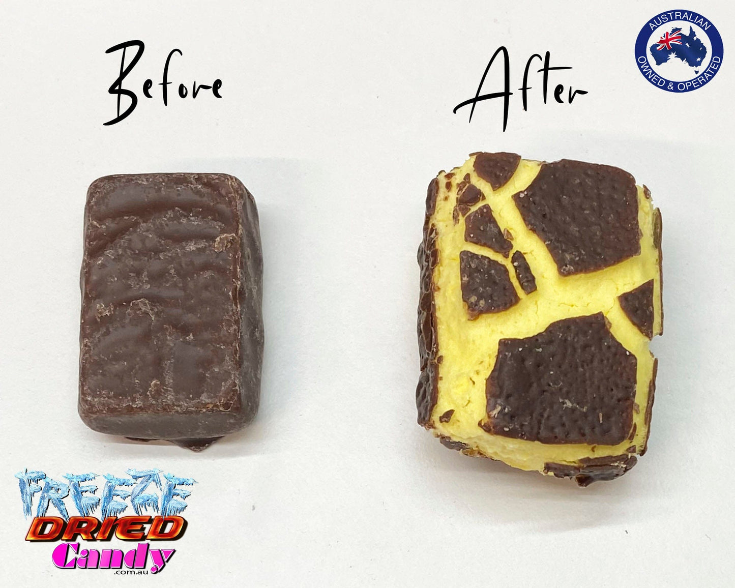 Freeze Dried Fruit Lumps - Pineapple - Peach - Freeze Dried Candy Lollies