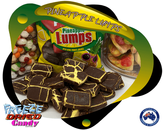 Freeze Dried Pineapple Lumps -  Freeze Dried Candy Lollies