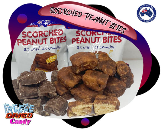 Freeze Dried Scorched Peanut Bites Freeze Dried Candy Lollies Sweets Ice Cream Treats