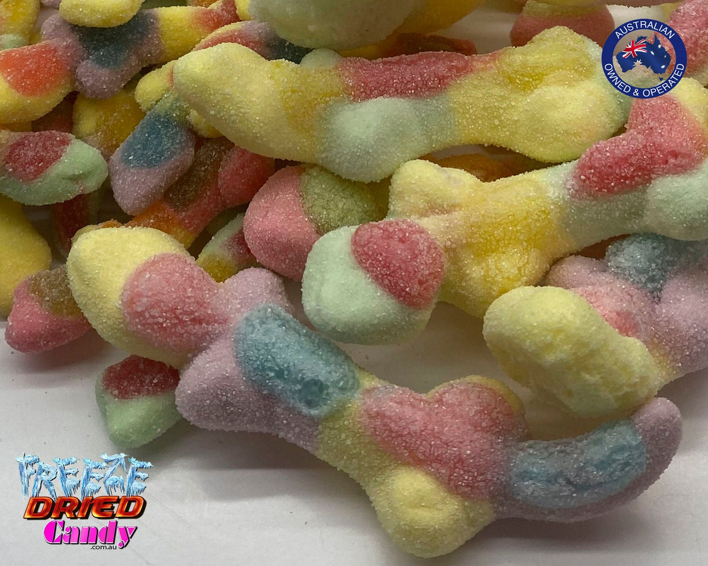 Freeze Dried Sour Lizards | Freeze Dried Candy Lollies Sweets Ice Cream Treats
