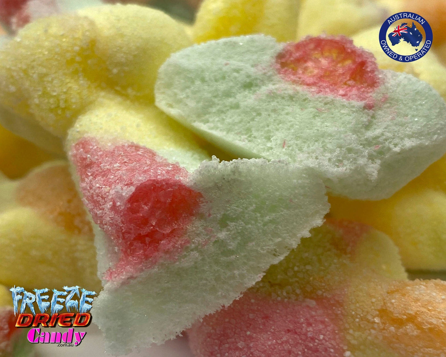 Freeze Dried Sour Lizards | Freeze Dried Candy Lollies Sweets Ice Cream Treats