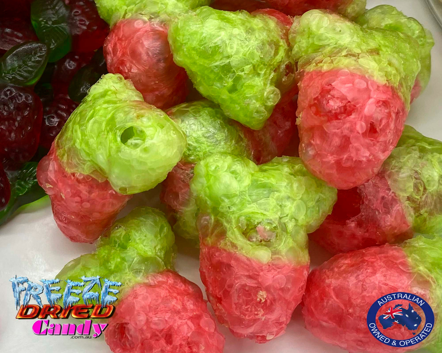 Freeze Dried Strawberries- Freeze Dried Candy Lollies