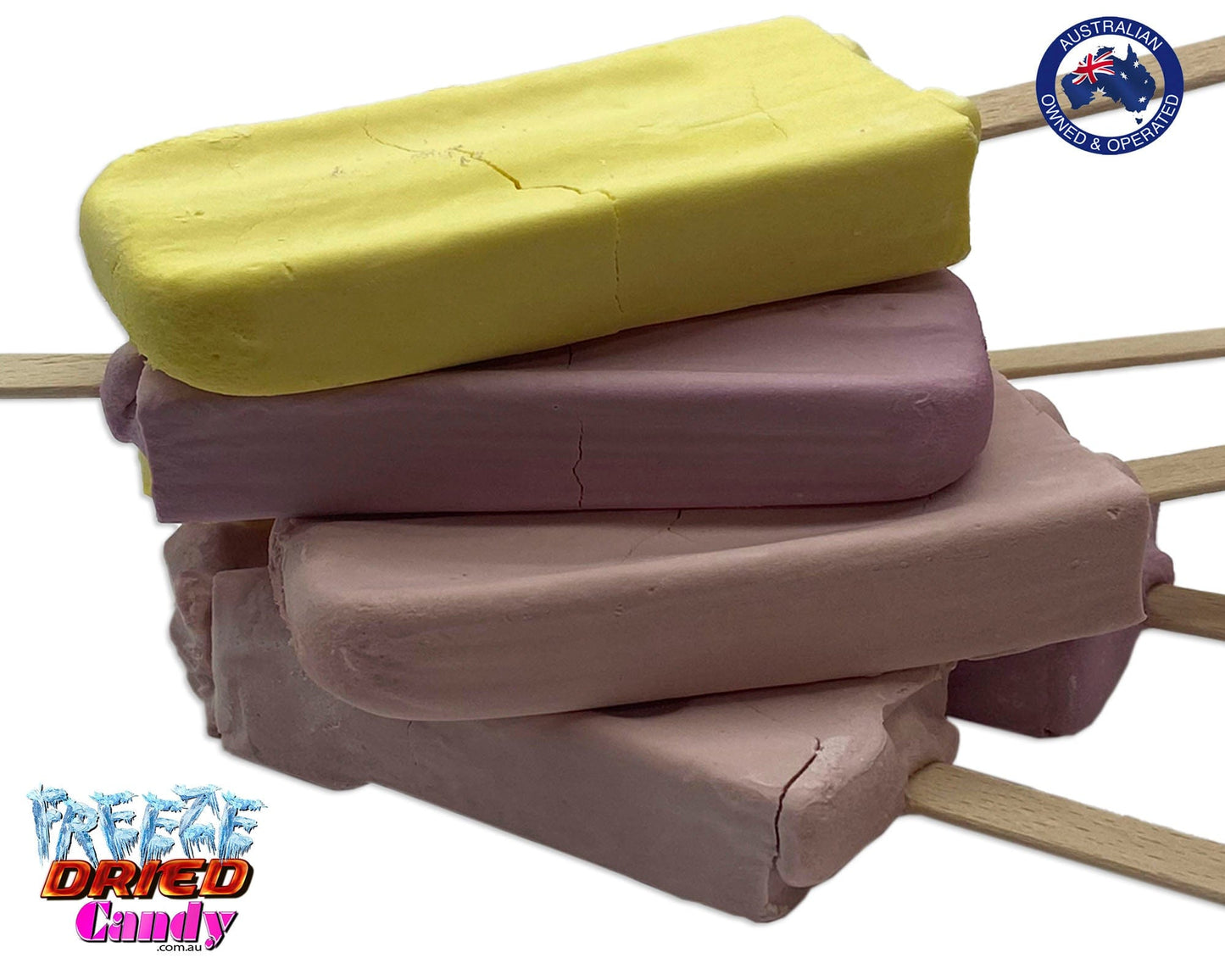Freeze Dried Yoghurt Pops Freeze Dried Candy Lollies Sweets Treats Ice Cream | Australia