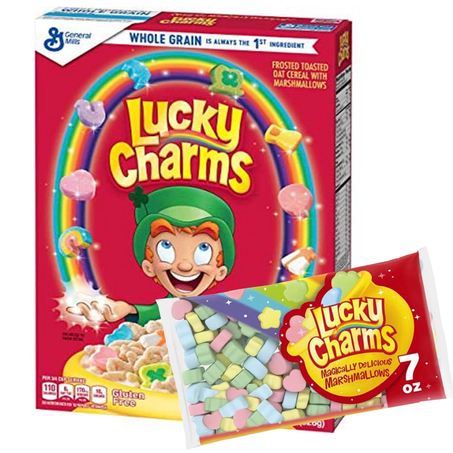 Freeze Dried Lucky Charms Marshmallows - Freeze Dried Candy Lollies Sweets & Treats