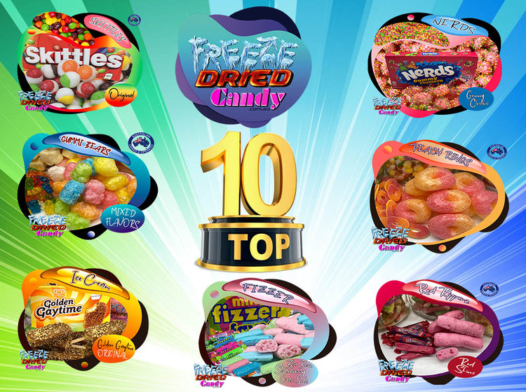 Top 10 Freeze Dried Candy Sweets Lollies & Ice Cream Picks