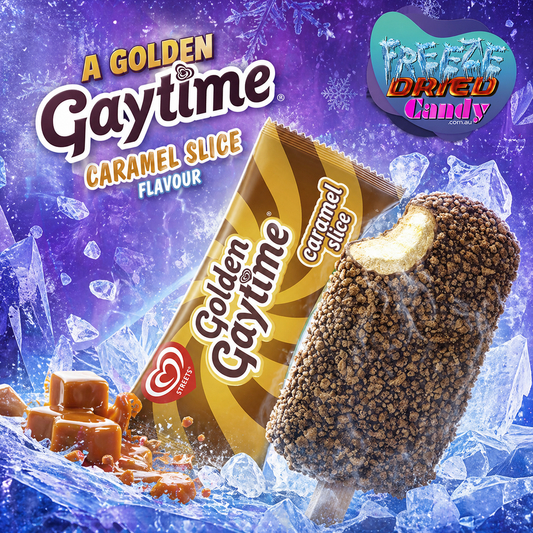 Freeze Dried Ice Cream - Golden Gaytime - Caramel Slice