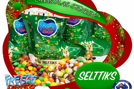 Freeze Dried Selttiks- Original - Christmas Stocking - Freeze Dried Candy Lollies Sweets & Treats
