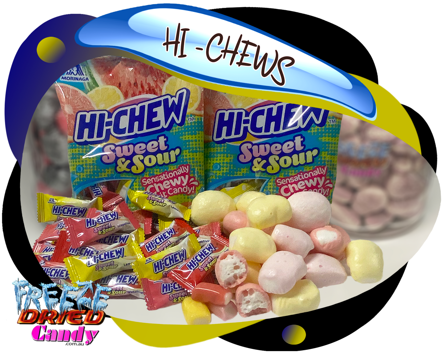 Freeze Dried hi Chews -   Mixed Flavors