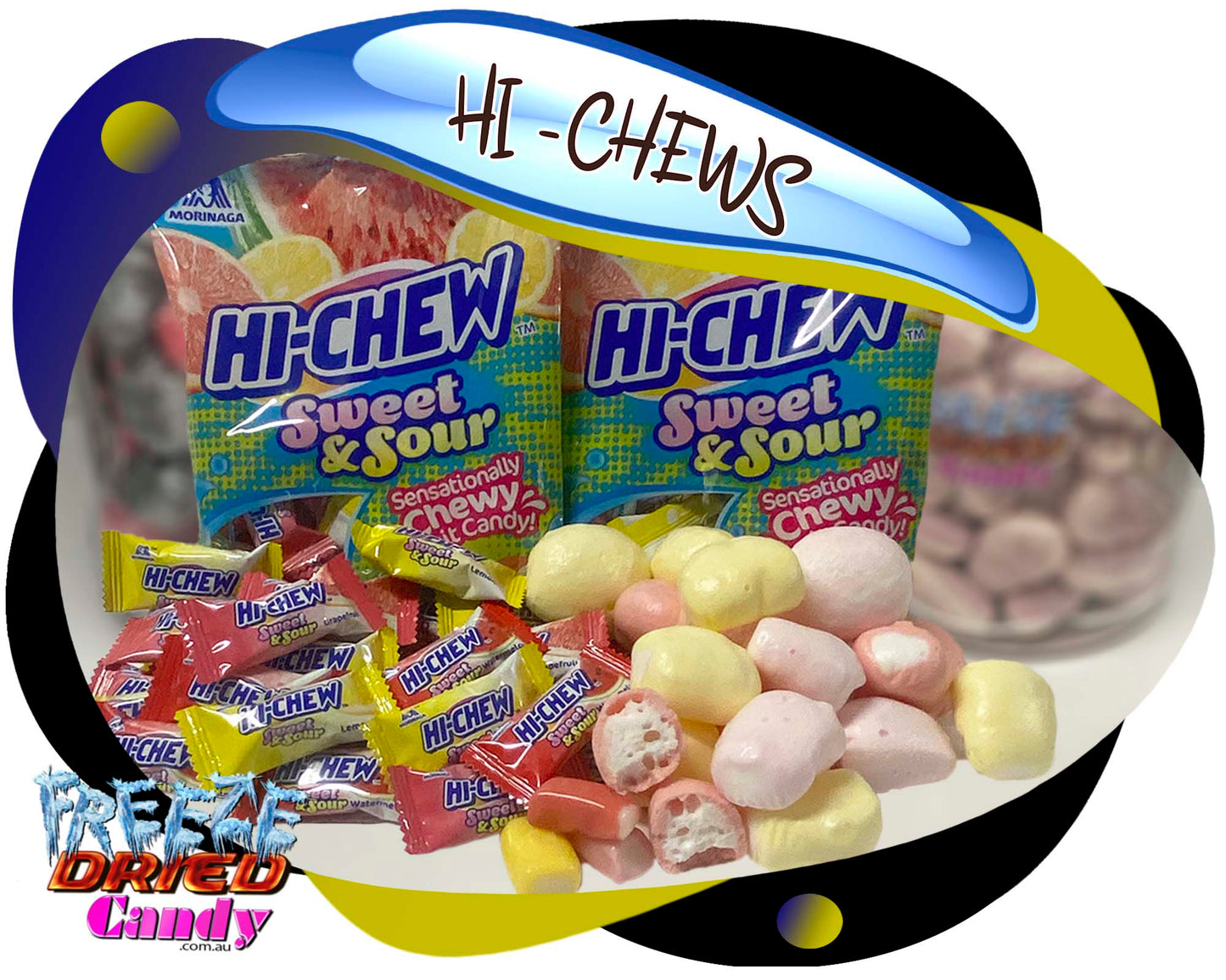 Freeze Dried hi Chews -   Mixed Flavors