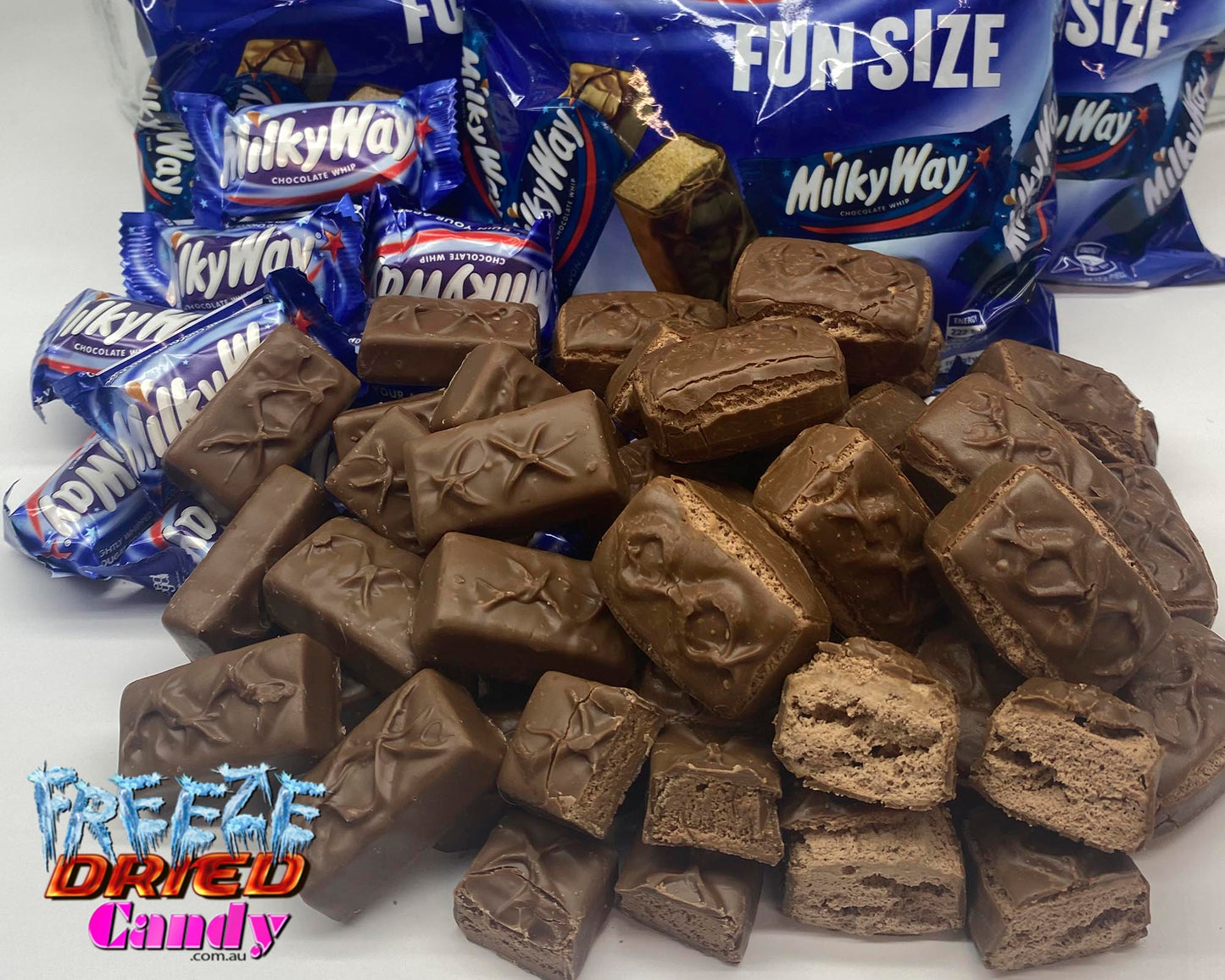 Freeze Dried Milky Way  freeze dried candy sweets lollies