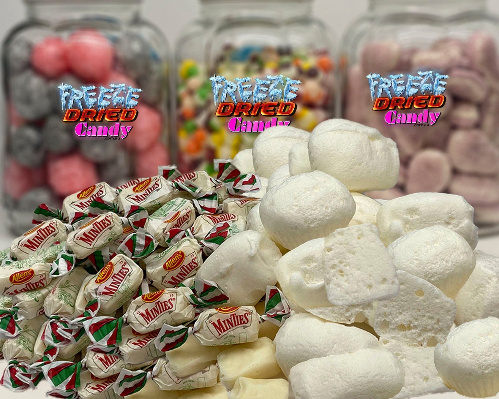 Freeze Dried Minties Freeze Dried Candy Lollies Sweets Treats from 3.95