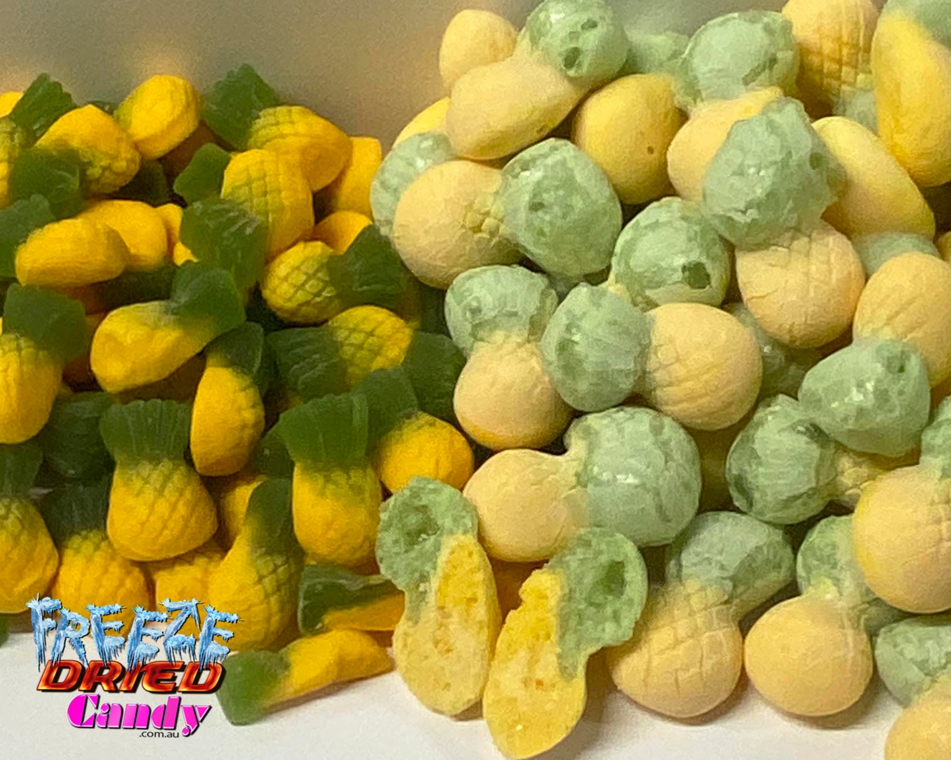 Freeze Dried Pineapples - Allens- Freeze Dried Candy Lollies Sweets Treats & Ice Creams