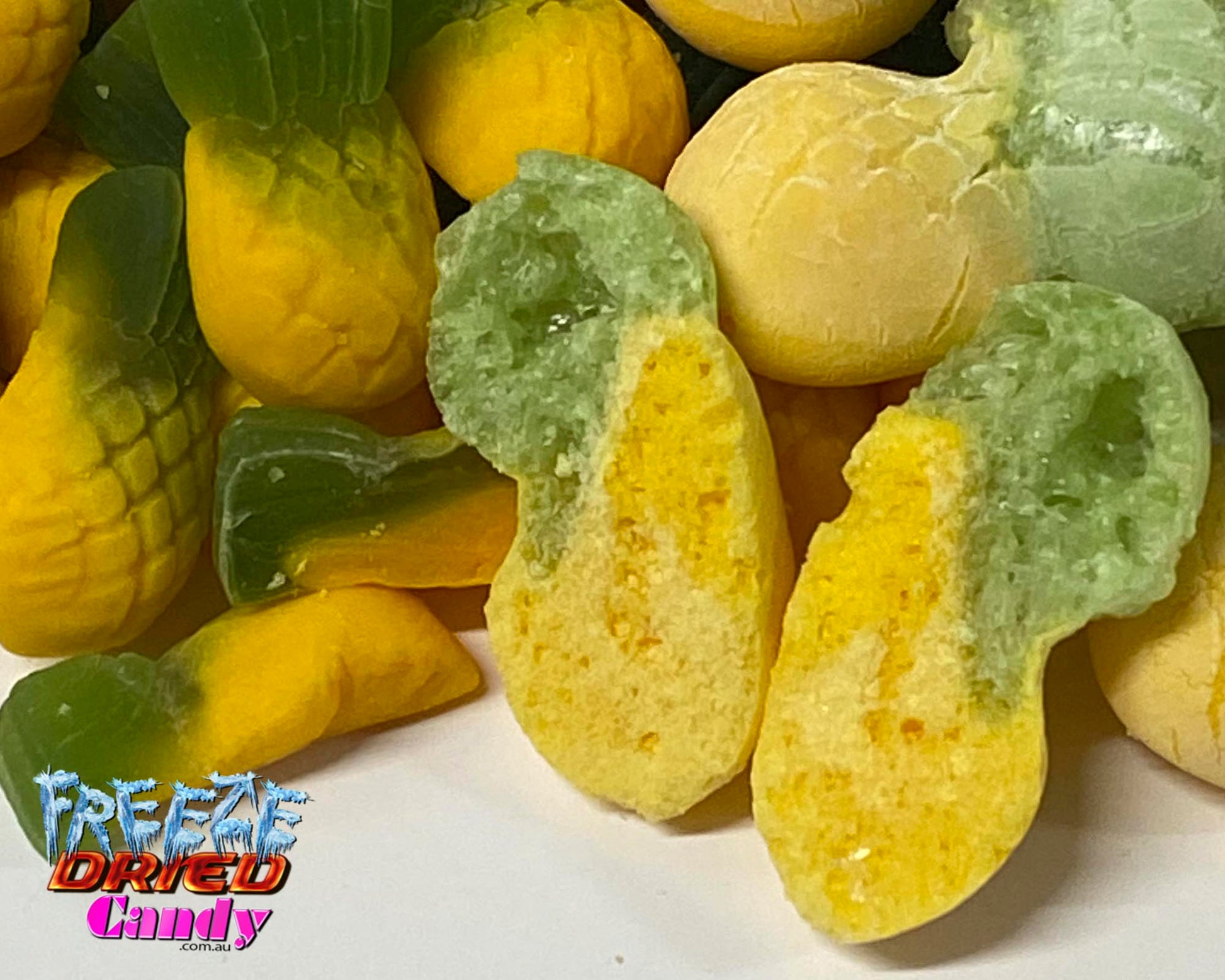 Freeze Dried Pineapples - Allens- Freeze Dried Candy Lollies Sweets Treats & Ice Creams
