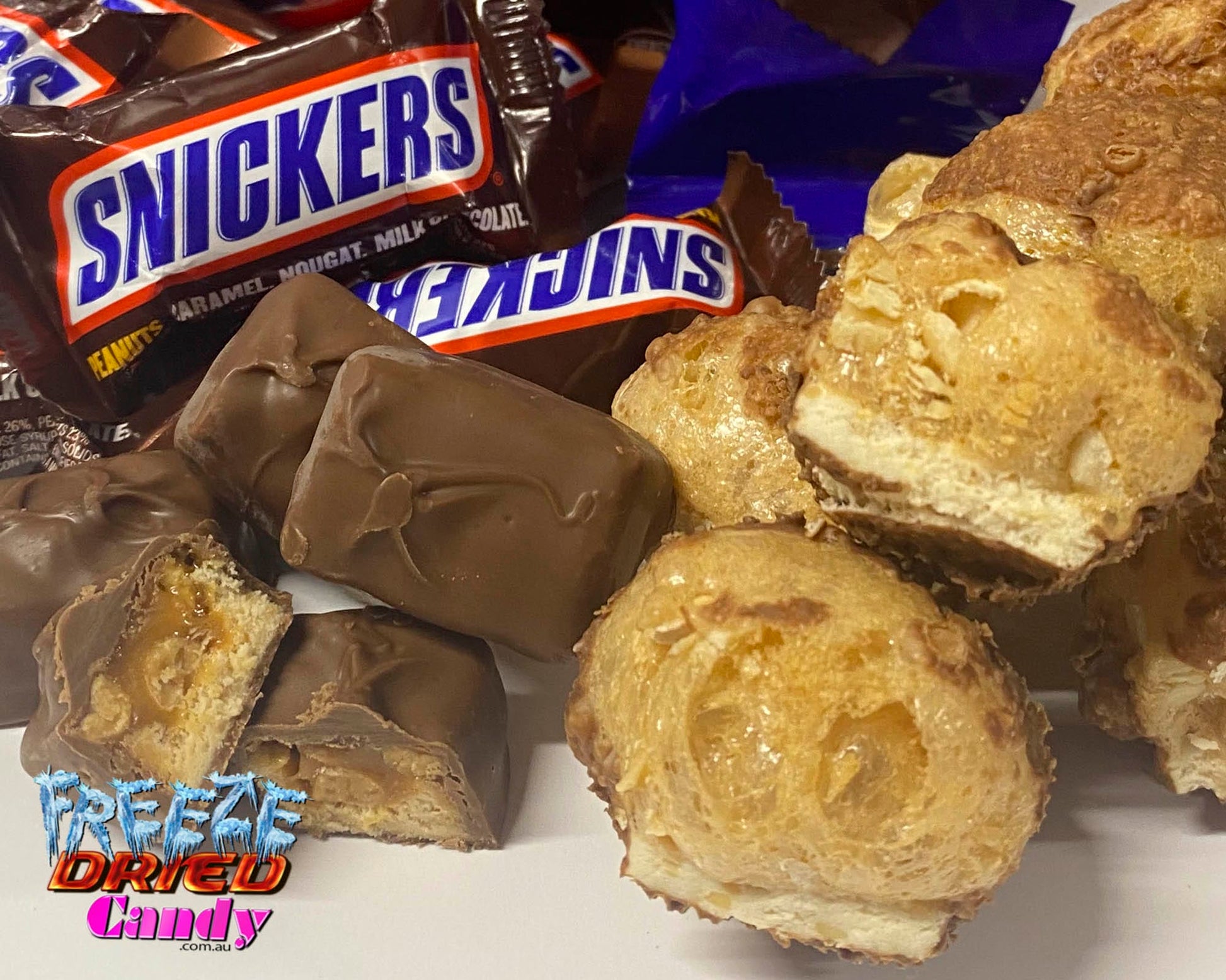 Freeze Dried Snickers Bars - Freeze Dried Candy Lollies Sweets & Treats
