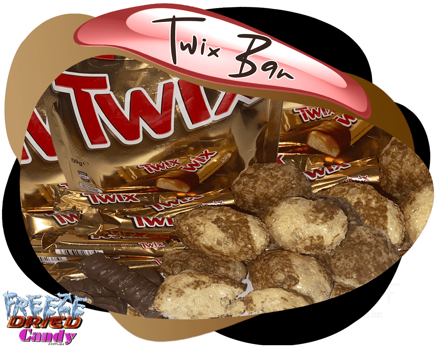 Freeze Dried Twix Bars - Freeze Dried Candy Lollies Sweets & Treats