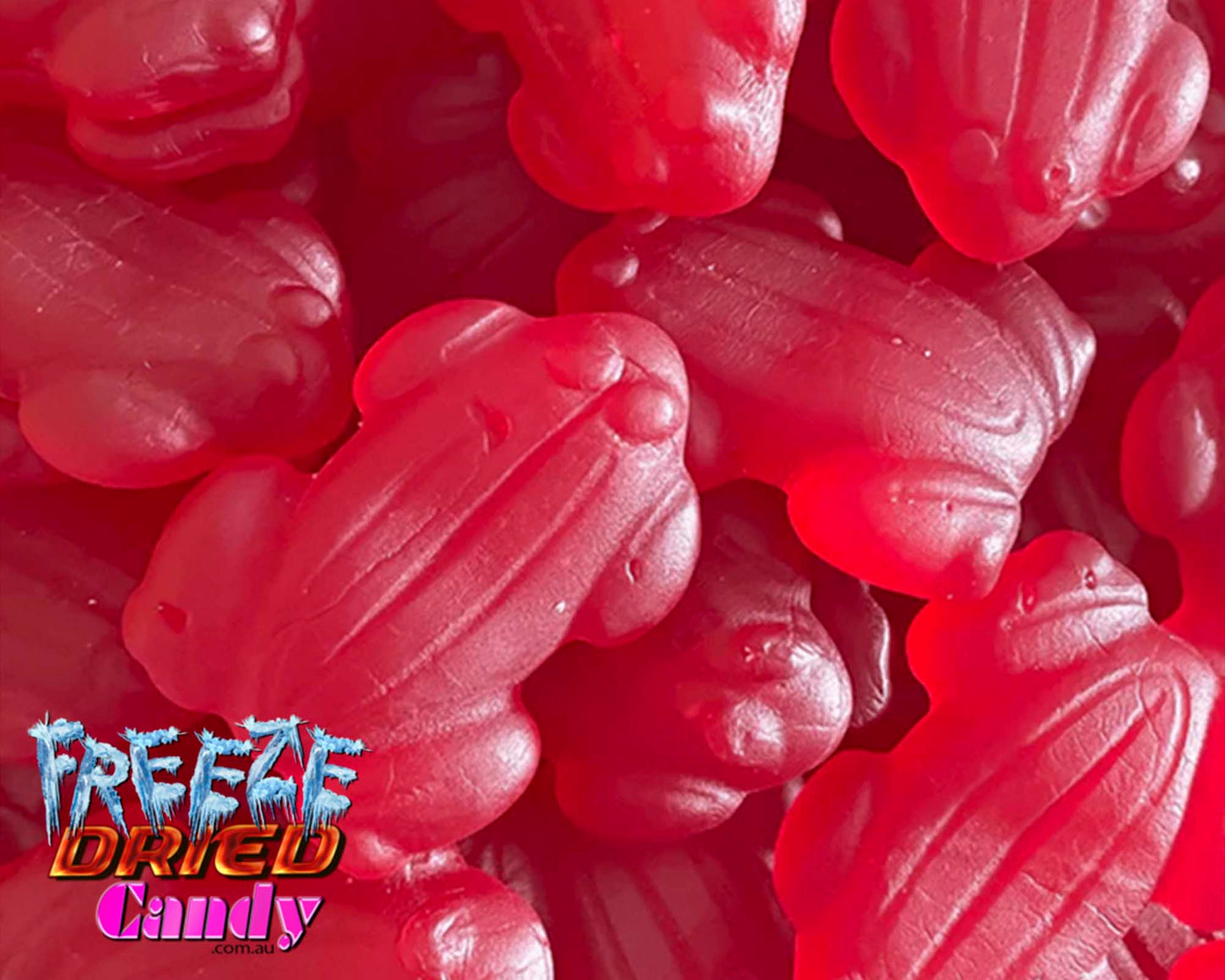 Freeze Dried Red Frogs Freeze Dried Candy Lollies & Sweets 