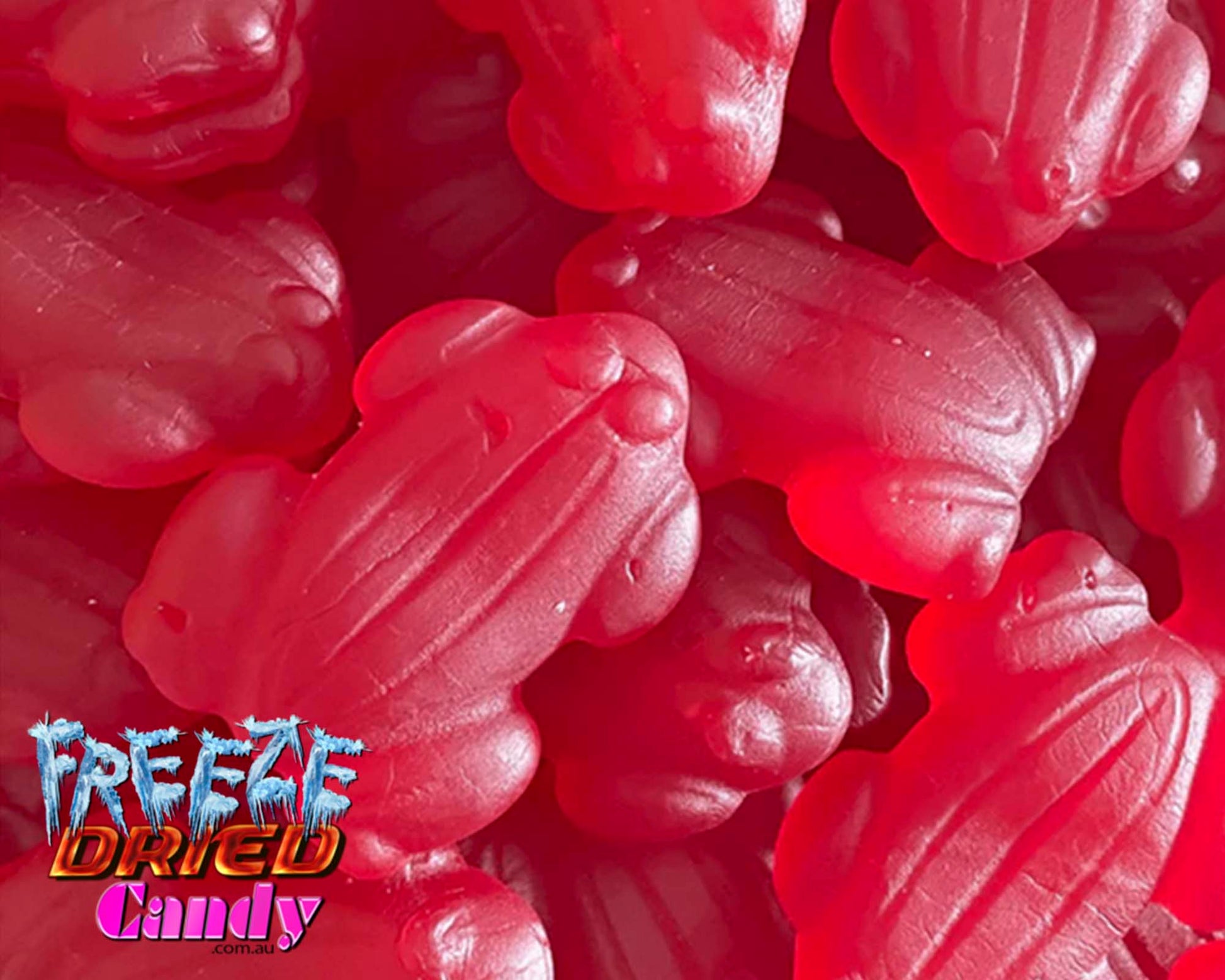 Freeze Dried Red Frogs Freeze Dried Candy Lollies & Sweets 
