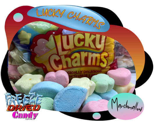 Freeze Dried Lucky Charms Marshmallows - Freeze Dried Candy Lollies Sweets & Treats